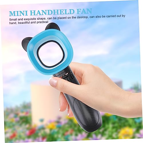 Mini ventilador portátil de mano Veemoon con diseño de orejas de gato sin aspas y carga USB 5