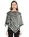 Produktbild Ferand Echter Kaninchen Pelzponcho Wärmender Pelzumhang für Frauen,Black&Grau
