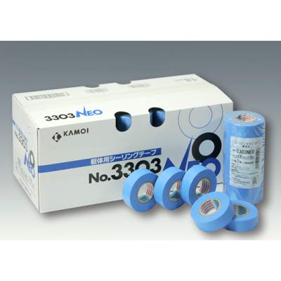 Amazon | カモ井加工紙 カモ井テープ 3303NEO 15mm 80巻 850-50 | 養生