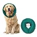 ProCollar Protective Inflatable Recovery Collar for Dogs and Cats - Soft Pet Cone Does Not Block Vision E-Collar - Designed to Prevent Pets from Touching Stitches, Wounds and Rashes (Large)