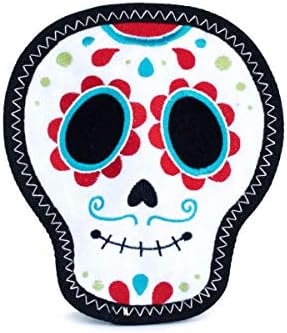 ZippyPaws - Z-Stitch Extra Tough Dog Toy with Squeaker - Santiago The Sugar Skull