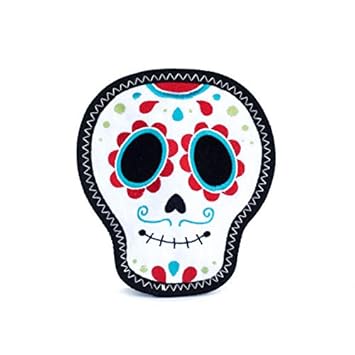 ZippyPaws - Z-Stitch Extra Tough Dog Toy with Squeaker - Santiago The Sugar Skull