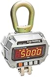 Industrial Heavy Duty Hanging Scale 5000 KG / 11000 LBS Digital Crane Scales by PoLLux (Silver)