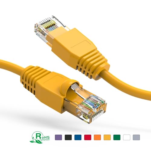 Cable Ethernet Cat 6 UTP amarillo 35 pies pack 20 miniatura 7