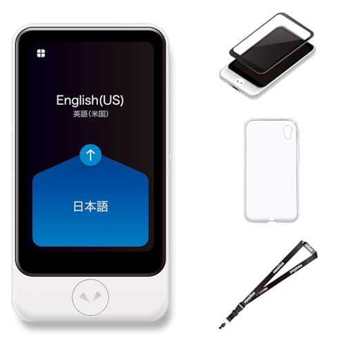 Amazon.co.jp: 【通信SIM内蔵】ポケトーク S Plus ホワイト 通信