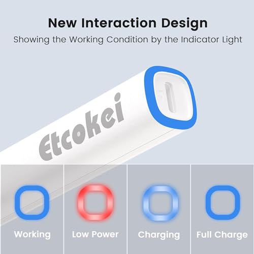 Etcokei Rechargeable Thread Burner for Jewelry Making - Cordless Thread Zapper & Cautery Pen for Beading, Bracelet Making, Leather Craft, Sewing & Stringing Projects (Replacement Tip Not Included)