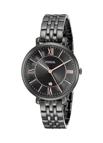 Fossil Women's ES3614 Jacqueline Black Stainless Steel Watch