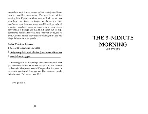 3-Minute Morning Journal: Intentions & Reflections For A Powerful Life #TOP6