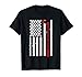 Bâton de hockey sur glace patriotique USA Flag Hockey Puck T-Shirt