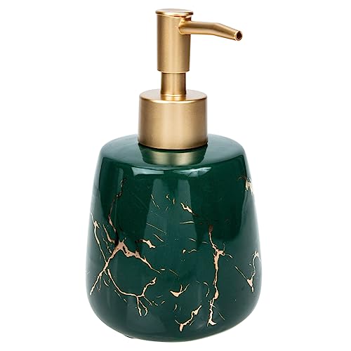 UTHCLO Botella de Champú de Mármol de Recargable para Gel de Ducha Loción y Detergente para Hogar y Salón de Peluquería