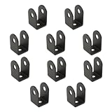 10 Stück U Winkel Halterung, U Pfostenträger zum Aufschrauben, Metall Balkenverbinder...