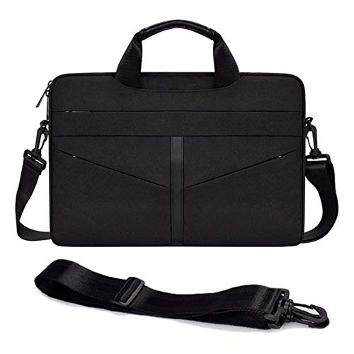 Wasserdicht Laptoptasche 12-15 Zoll Laptop Tasche Laptophülle Tragbar Schultertasche Für Apple ASUS Dell HP Lenovo Samsung,Schwarz,15.4inch