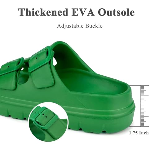 Women Platform Sandals with Arch Support, Adjusetable Buckles Chunky Eva Slides for Woman, Comfortable Lightweight Summer Sandal for Beach,Walking,Sandalias de Plataforma Para Mujer4