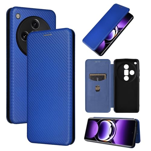Coque Oppo Find X7 Pro robuste en fibre de carbone PU et TPU souple