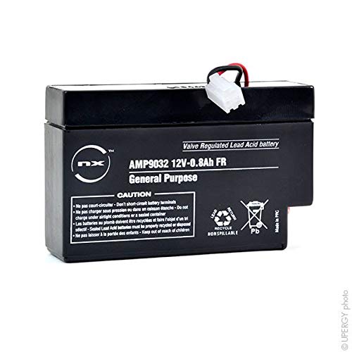 NX - Batterie plomb AGM S 12V-0.8Ah FR 12V 0.8Ah C01 - Unité(s)
