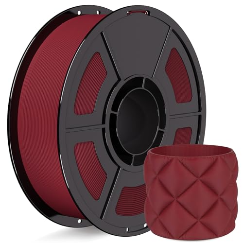iSANMATE Matte PLA Filament 1.75mm Burgundy Red PLA 30-300mm/s 1KG for Bambu