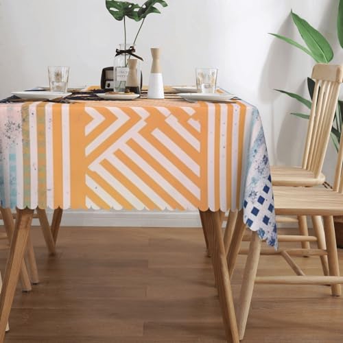 Nappe rectangulaire imperméable pour protéger la table des taches de graisse