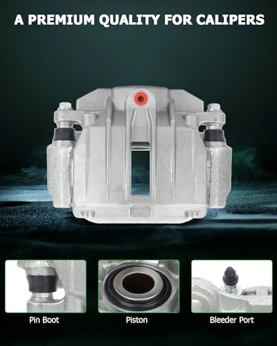Image of SCITOO Rear Right Brake Caliper With Bracket 18-B4727 Compatible For Cadillac 2000-2002 For Chevrolet 1999-2005 For GMC 1999-2005
