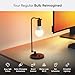 Nanoleaf Essentials Smart Light Bulbs, Matter Smart LED Bulbs Work with Alexa & Google Home, 1000lm 16M+ RGBTW Color Changing Light Bulb, Music Sync A19 E26 2.4GHz WiFi Bluetooth Light Bulb 60W, 4PK