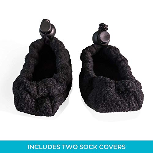 Stander Ski Glide Sock Covers, Skid Covers For Indoors With Drawstring Closure, Walker Foot Pad Accessory, Compatible With The Ez Fold-N-Go Walker And The Able Life Space Saver Walker, Set Of 2 #TOP2