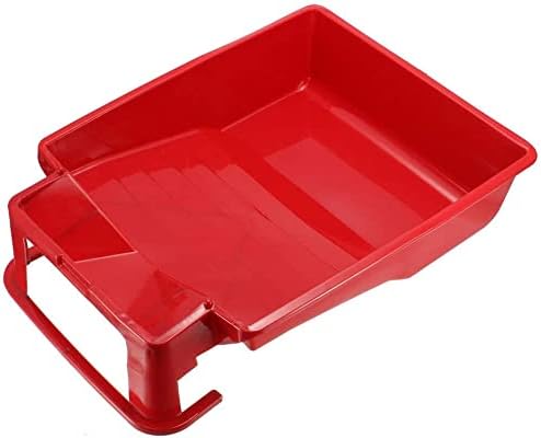 XYWHPGV Paint Roller Tray for 9 Inch Plastic Liner for Painting Brush Red(230ba 9de74 f7f43 be24f 9e063 f6334