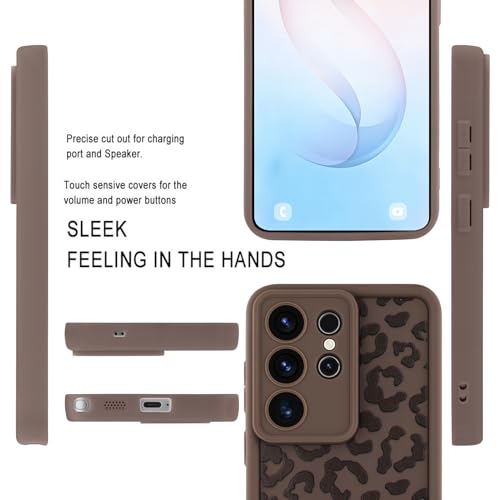 Image of Compatible with Samsung Galaxy S26 Ultra Case, Brown