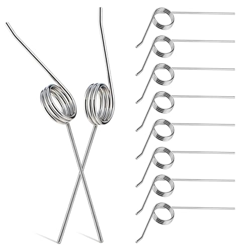Zerodeko Resorte de Torsión 125° para Bote de Basura, 10 Piezas, Acero Resistente, Repuesto para Tapa de Cubo de Basura, Herramientas de Reparación y Mantenimiento para Hogar y Cocina