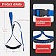 PCVANLEY 2 Pcs Blau Auto Assist Gerät Sicherheit Handle Kit, Multifunktion abnehmbare Grip Fahrzeug Haltegriff Bar Mobilität Hilfe für Behinderte, ältere Menschen