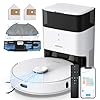 AIRROBO Saugroboter mit Wischfunktion, 3.5L Staubsauger Roboter mit Absaugstation, 180Min Laufzeit, LiDAR Navigation, Starker Saugkraft, Automatischer Entleerung, App-Steuerung