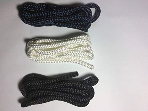 mgverkauf Fenderleine mit Auge 10mm x 2 Meter Farbe wählbar Festmacher Fender Leine (Blau, 2 Meter) Cover