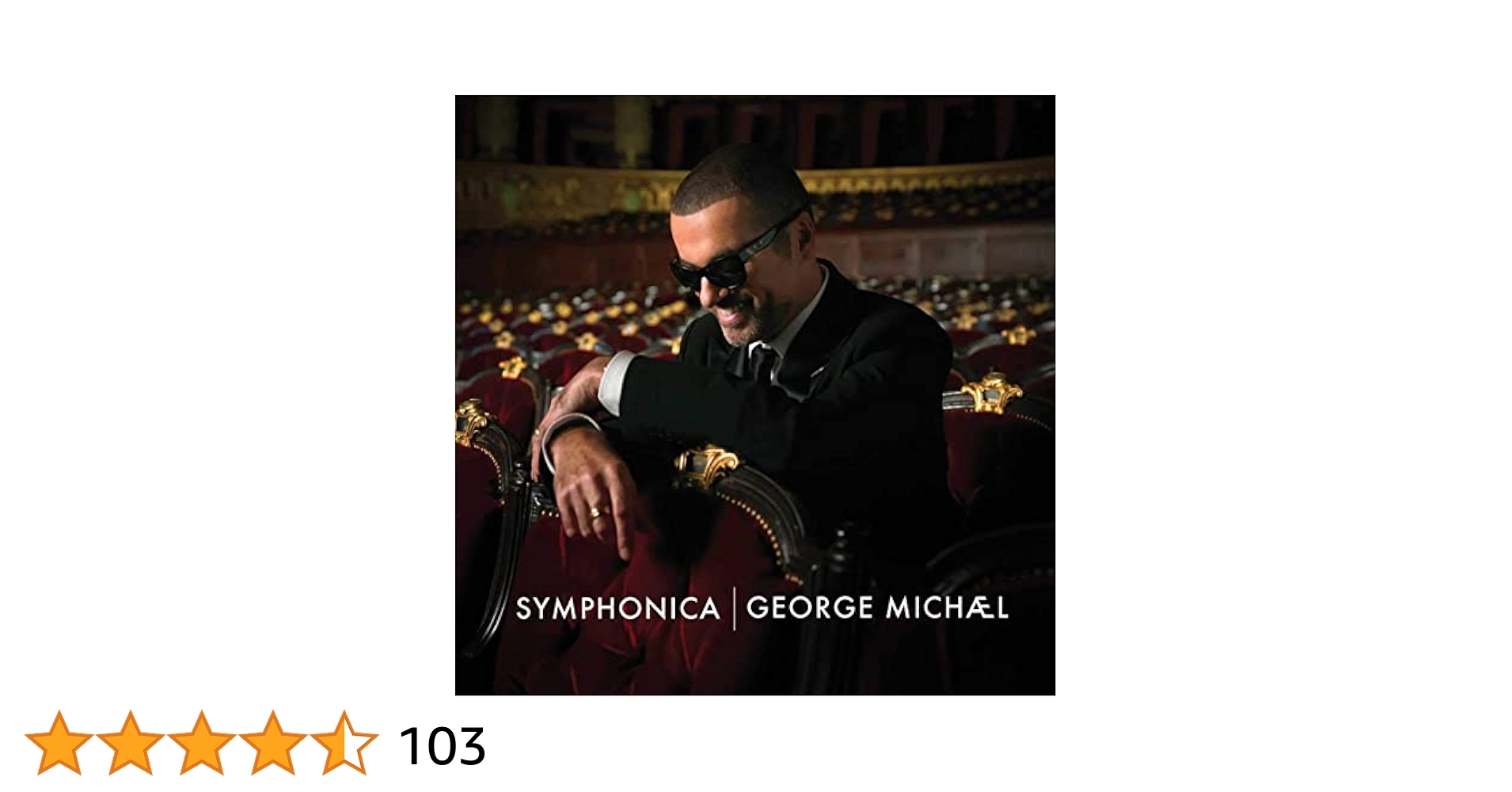 George Michael Symphonica フレーム付き