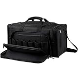 SoarOwl Tactical Gun Range Bag，Pistol Shooting Range Duffle Bag Gun Range Bags Handgun Tactical Shooting Gun Range Bag Pistol Range Bag with Penty of Room for Handguns Lightweight Durable
