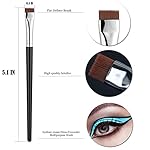 Fine Angled Eyeliner Brush, JASSINS Ultra thin Precision EyeLiner Makeup Brushes Set, Fine Point Eyeliner Brush, Synthetic Bristles Eye Makeup Tool (3 Pcs) - Image 4