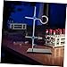 COSMEVIVI 1pc Laboratory Retort Stand Miniature Iron Frame High Portable Support for Chemistry Experiments Easy to Assemble Stable Base for Classroom and Industrial Use Random Style