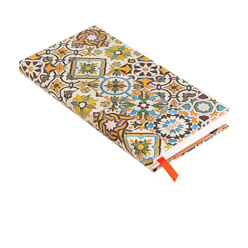 Kalendarz Paperblanks 2025 Porto Slim tygodniowy HOR: tydzie na dwch stronach, zamykany na gumk, Papier 100 GSM - Image 2