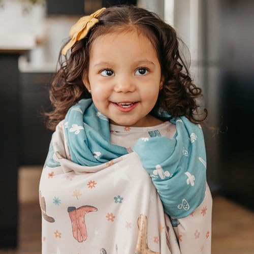 Image of Copper Pearl Jumbo 3-Layer Baby Blanket: Soft Baby Quilts for Boys and Girls | Breathable, Cozy, Toddler Blanket | Baby Quilt for Newborns | 46x46 Premium Polyester /Rayon | Cheyenne