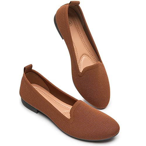 Image of BABUDOG Women's Flats Shoes Shiny Mesh Loafers Shoes Soft Memory Foam Flats