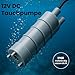 Offgridtec 12V Tauchpumpe, 10 L/min Fördermenge, 0,5 Bar Druck, 5 m Pumphöhe, IP68, geräuscharme 14,5W Pumpe mit 1,5 m Kabel, Wasser/Diesel/Alkoholtransfer, Camping/Wohnmobil/Marine & Off-Grid-Einsatz