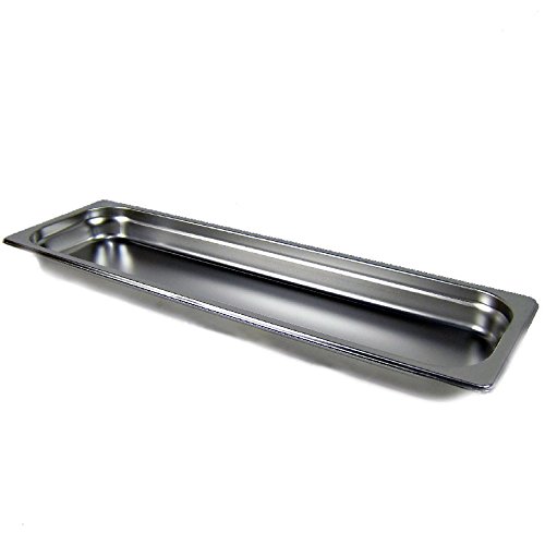 AcMax GN 2/1 Gastronormbehälter – Edelstahl, 11 Liter, 650x530x40 Mm, Spülmaschinenfest
