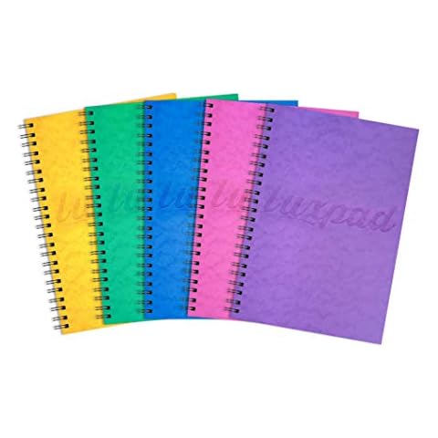Silvine Luxpad 120 Page A5 FSC Wirebound Notebook with Durable Pressboard Covers [Single], PRA5 Cover