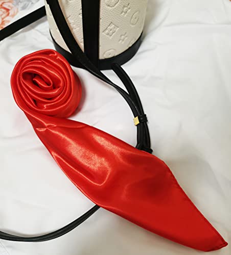 35 Inches Satin Head Hair Scarf Silk Feeling Bandana Square scarf Hair Wrap Neck Scarf for Women Girls2