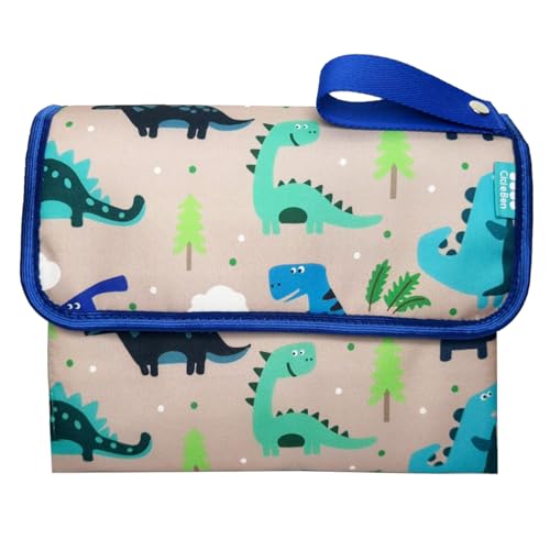 Trocador Fraldas Bebe Portátil com alça do Rn a 3 anos Dino