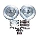 Power Stop Front Brake Kit For 2002 2003 2004 2005 2006 Cadillac Escalade - Truck & Tow Carbon Fiber Ceramic Brake Pads & Drilled and Slotted Rotors Replacement, K2009-36
