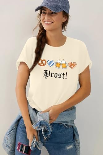 Oktoberfest Shirt Women Funny Drinking Tshirt Prost Outfits Oktoberfest Party Short Sleeve Tee Tops2
