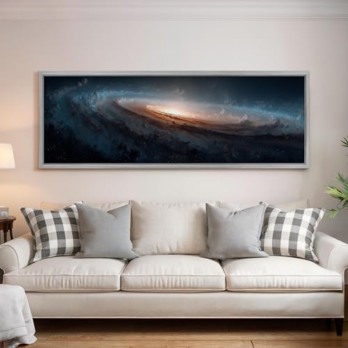 Tableau galaxie en spirale : la solution pour décorer un grand mur vide - 4
