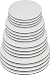 Greaseproof Round Cake Boards White Cake Circle Base - 6/8/10/12 inch 5 of Each Size