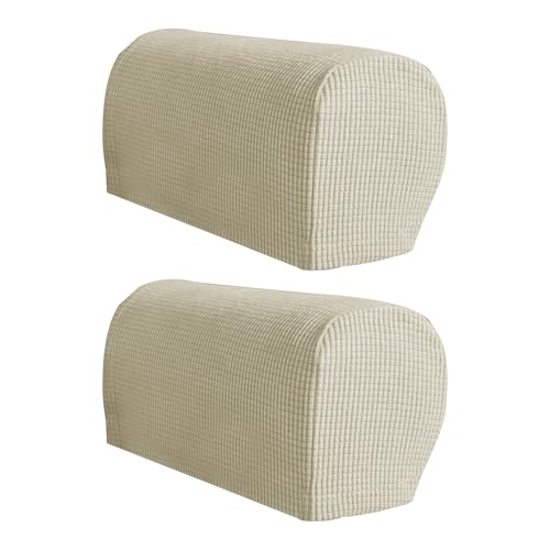 Generico Fundas para reposabrazos de sofá, 2 unidades, protectores elásticos lavables – Cubre reposabrazos del sofá y protectores para muebles, para sillones reclinables, sofás y salón, oficina, casa