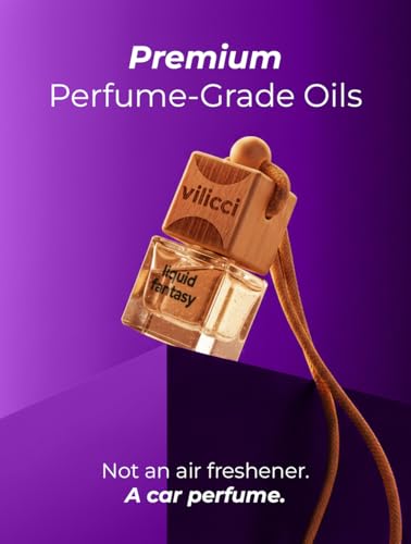 Image of Vilicci Liquid Fantasy Car Air Freshener - New Extra Strong Formula Long Lasting Car Diffuser | Refreshing & Odor Eliminating Car Perfume | Vegan & Cruelty-Free Oil Ingredients | Lasts up to 120 Days