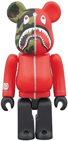 1st CAMO SHARK BE@RBRICK 100% RED