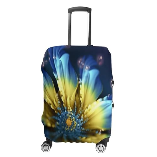 Housse de valise contre les rayures élastique taille S lavable fleurie